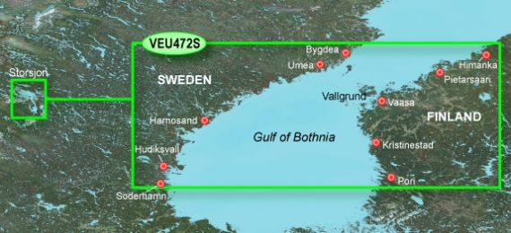 Garmin Bluechart G3 Vision 472S Söderhamn- Umeå ryhmässä Veneilyelektroniikka & veneily / Kartat @ Sportfiskeprylar.se (010-C0816-00)