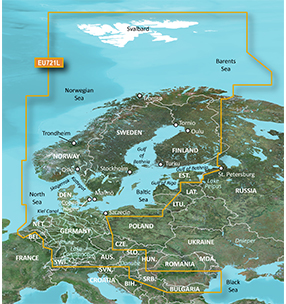Garmin Bluechart G3 Vision 721L Northern Europe ryhmässä Veneilyelektroniikka & veneily / Kartat @ Sportfiskeprylar.se (010-C1155-00)