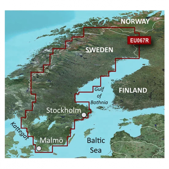 Garmin Bluechart G3 067R Swedish lakes ryhmässä Veneilyelektroniikka & veneily / Kartat @ Sportfiskeprylar.se (010-C1209-20)
