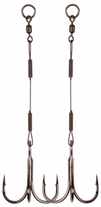 BFT Stinger Titanium 30lb Single 2 - 2pcs ryhmässä Koukut & Tarvikkeet / Stingers & Stinger lisätarvikkeet / Stingerit @ Sportfiskeprylar.se (03-FHPTI2X)