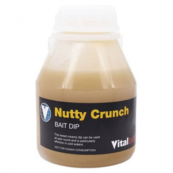 Vital Baits Dip Nutty Crunch 250ml ryhmässä Vieheet / Boiliet, Hook-syötit & Mäski / Nestet & lisukkeet @ Sportfiskeprylar.se (05-0012)
