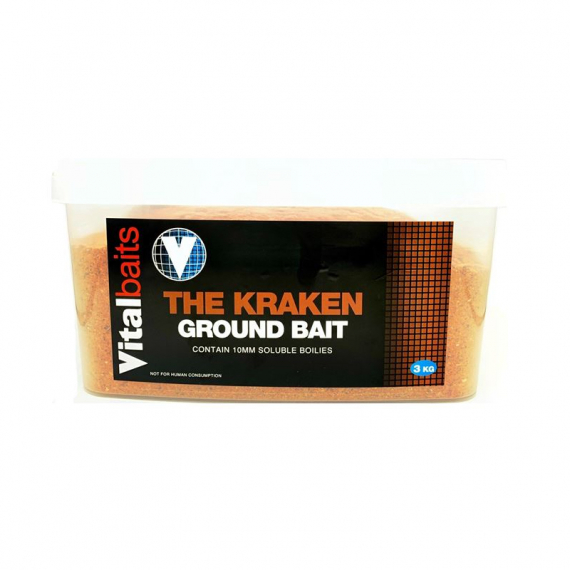 Vital Baits Groundbait The Kraken Bucket 3kg ryhmässä Vieheet / Boiliet, Hook-syötit & Mäski / Mäski / Groundbait @ Sportfiskeprylar.se (08-0006)