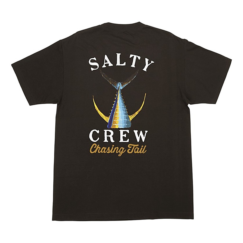 Salty Crew Tailed S/S Tee Black ryhmässä Vaatteet ja kengät / Vaatetus / T-paidat @ Sportfiskeprylar.se (0804046046707r)