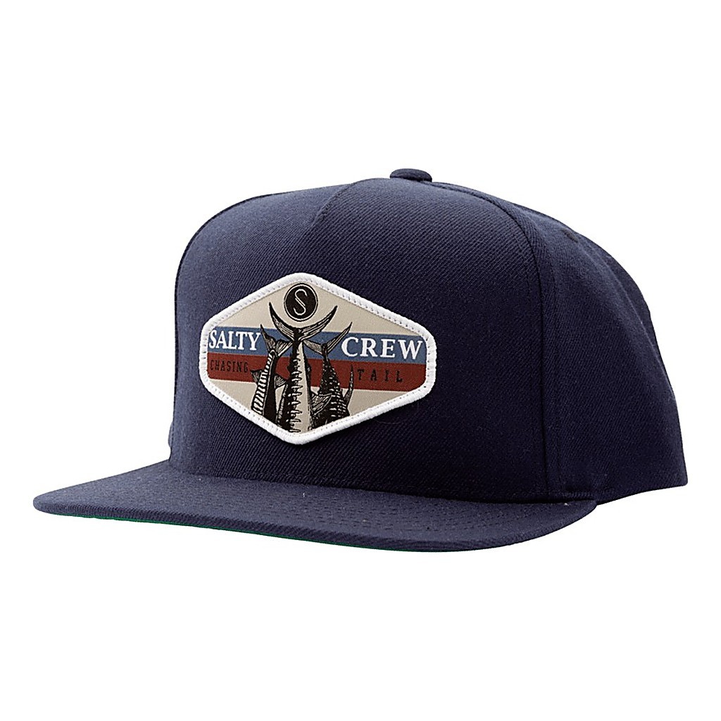 Salty Crew High Tail 5 Panel Navy ryhmässä Vaatteet ja kengät / Lippalakit ja päähineet / Lippikset @ Sportfiskeprylar.se (0804046232247)