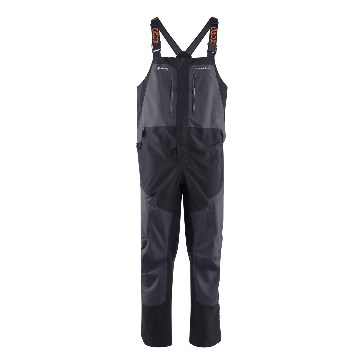 Grundéns Gore-Tex Pro Fishing Bib Obsidian ryhmässä Vaatteet ja kengät / Vaatetus / Takit / Sadetakit @ Sportfiskeprylar.se (10010-079-0013r)