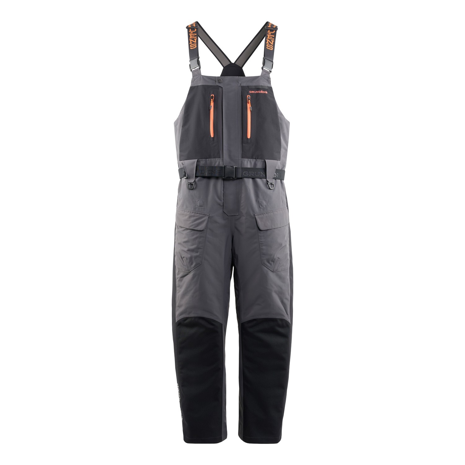Grundéns Ice Raider Bib EU Dark Shadow ryhmässä Vaatteet ja kengät / Vaatetus / Housut / Avohaalarit @ Sportfiskeprylar.se (10026-008-0014r)