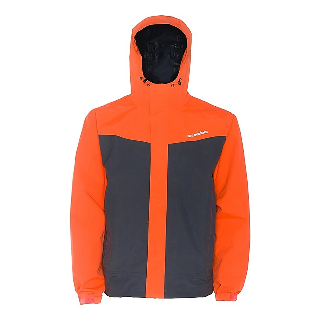 Grundéns Full Share Jacket Orange/Grey ryhmässä Vaatteet ja kengät / Vaatetus / Takit / Sadetakit @ Sportfiskeprylar.se (10044-802-0013r)