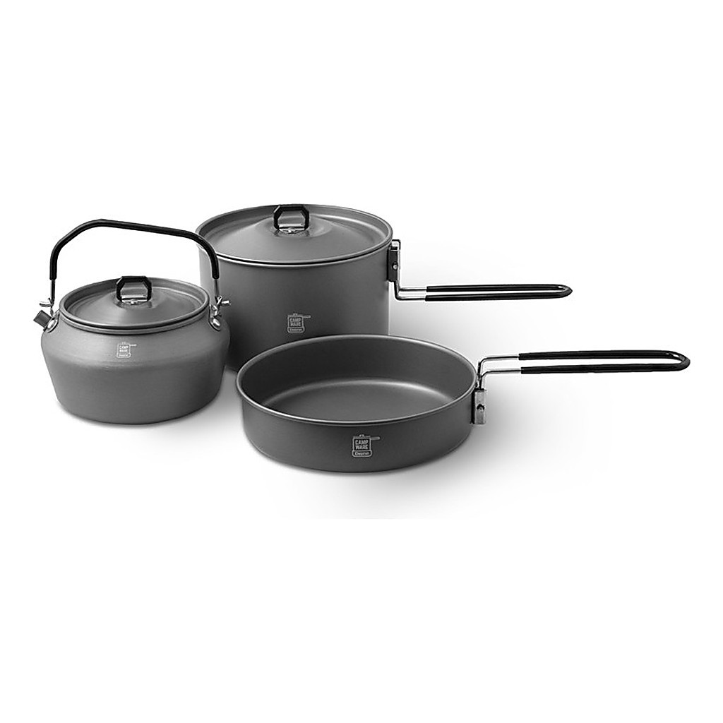 Delphin Camping Cookware Set 3-in-1 ryhmässä Retkeily / ulkoilu / Retkikeittiöt & keittiövälineet / Kupit ja mukit @ Sportfiskeprylar.se (101000469)