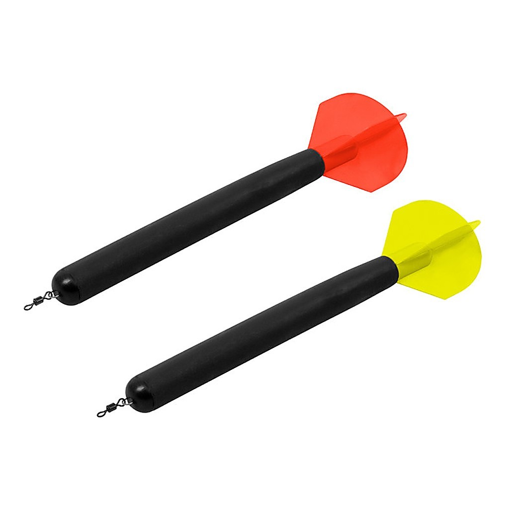 Delphin Point Marker 2-pack - Red/Fluo Yellow ryhmässä Työkalut ja tarvikkeet / Heittokohot @ Sportfiskeprylar.se (101001600)