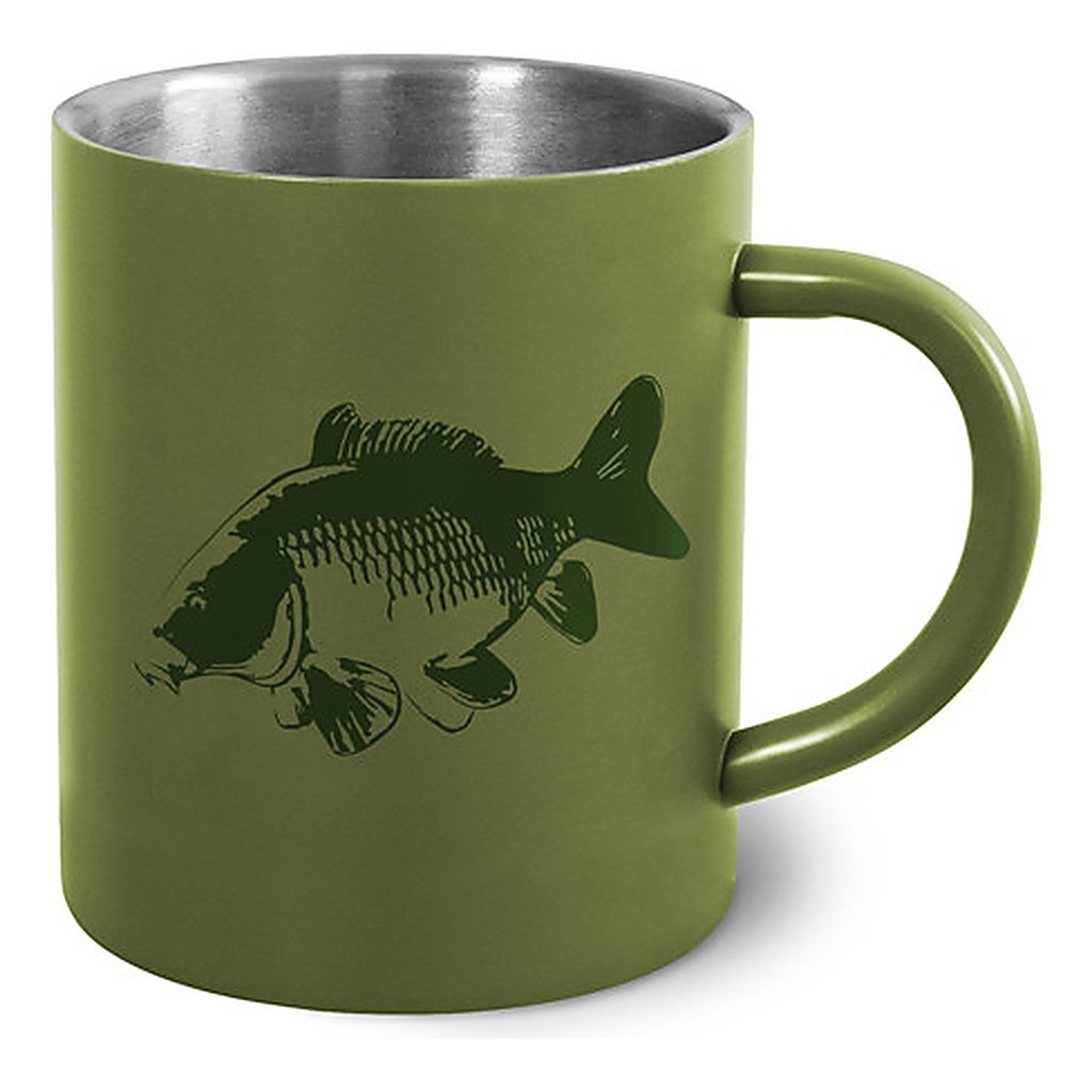 Delphin Stainless Steel Carp Cup - 300 ml ryhmässä Retkeily / ulkoilu / Retkikeittiöt & keittiövälineet / Kupit ja mukit @ Sportfiskeprylar.se (101002393)