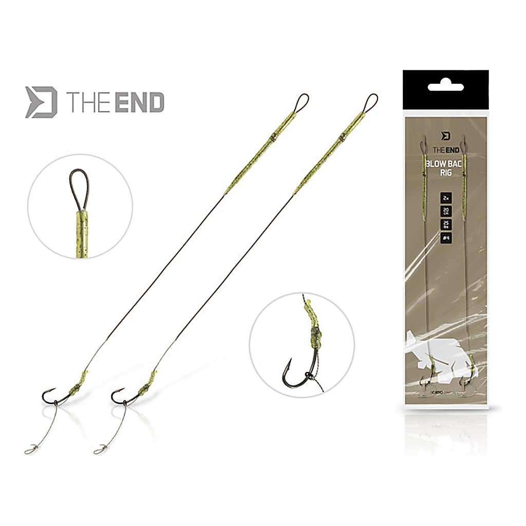 Delphin The End Blow Back Rig 2-pack ryhmässä Koukut & Tarvikkeet / Valmiit rigit @ Sportfiskeprylar.se (101005684r)