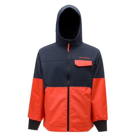 Grundéns FishPicking Jacket Navy/Orange ryhmässä Vaatteet ja kengät / Vaatetus / Takit / Kuoritakit @ Sportfiskeprylar.se (10146-445-0014r)