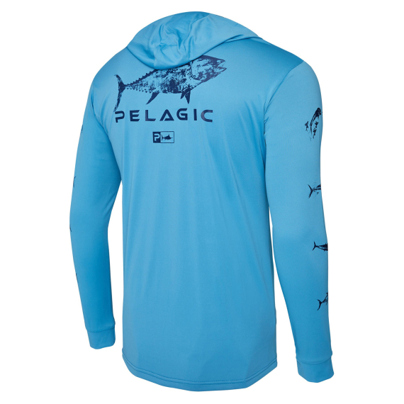 Pelagic AquaTek Hooded - Gyotaku OCE ryhmässä Vaatteet ja kengät / Vaatetus / Villapaidat / Hupparit @ Sportfiskeprylar.se (1015231005-OCE-Sr)