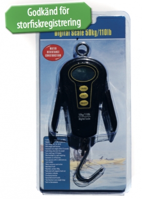 Digital Scales, 50kg ryhmässä Työkalut ja tarvikkeet / Vaa\'at @ Sportfiskeprylar.se (1016)