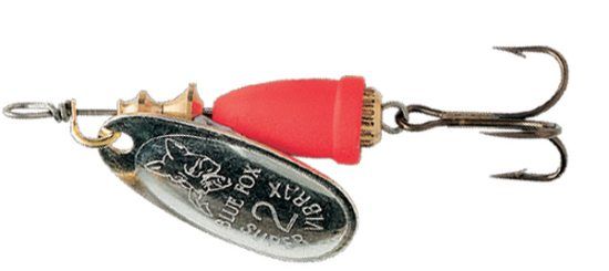 Blue Fox Vibrax Fluorescent BFF Nr 2 SFR ryhmässä Kalastusmenetelmät @ Sportfiskeprylar.se (102189NO)