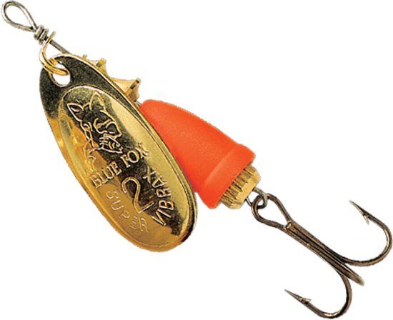 Blue Fox Vibrax Fluorescent BFF Nr 5 GFR ryhmässä Vieheet / Lippauistimet @ Sportfiskeprylar.se (102215NO)