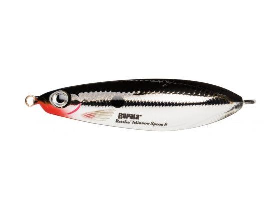 Rapala Minnow Spoon Rattlin 8 cm CH ryhmässä Vieheet / Lusikkauistimet @ Sportfiskeprylar.se (102321NO)