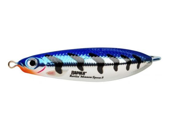 Rapala Minnow Spoon Rattlin 8 cm MBT ryhmässä Vieheet / Lusikkauistimet @ Sportfiskeprylar.se (102330NO)