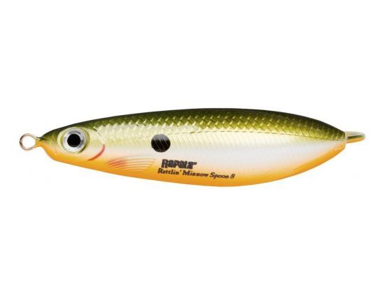 Rapala Minnow Spoon Rattlin 8 cm RFSH ryhmässä Vieheet / Lusikkauistimet @ Sportfiskeprylar.se (102334NO)