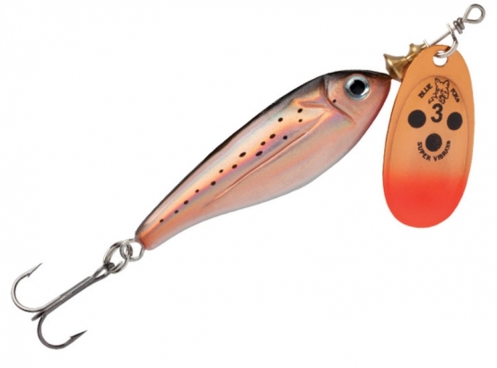 Blue Fox Vibrax Minnow Super BFMSV Nr 2, C ryhmässä Vieheet / Spinnerit / Inlinespinnare @ Sportfiskeprylar.se (102771NO)