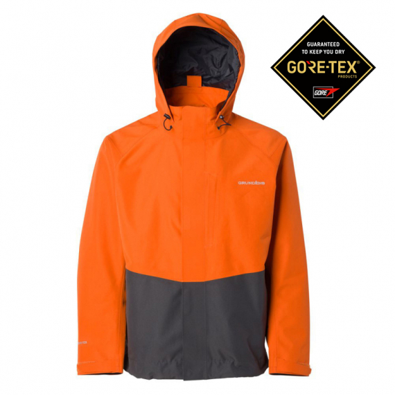 Grundéns Downrigger Gore-tex Jacket Burnt Orange ryhmässä Vaatteet ja kengät / Vaatetus / Takit / Kuoritakit @ Sportfiskeprylar.se (10317-801-0013r)
