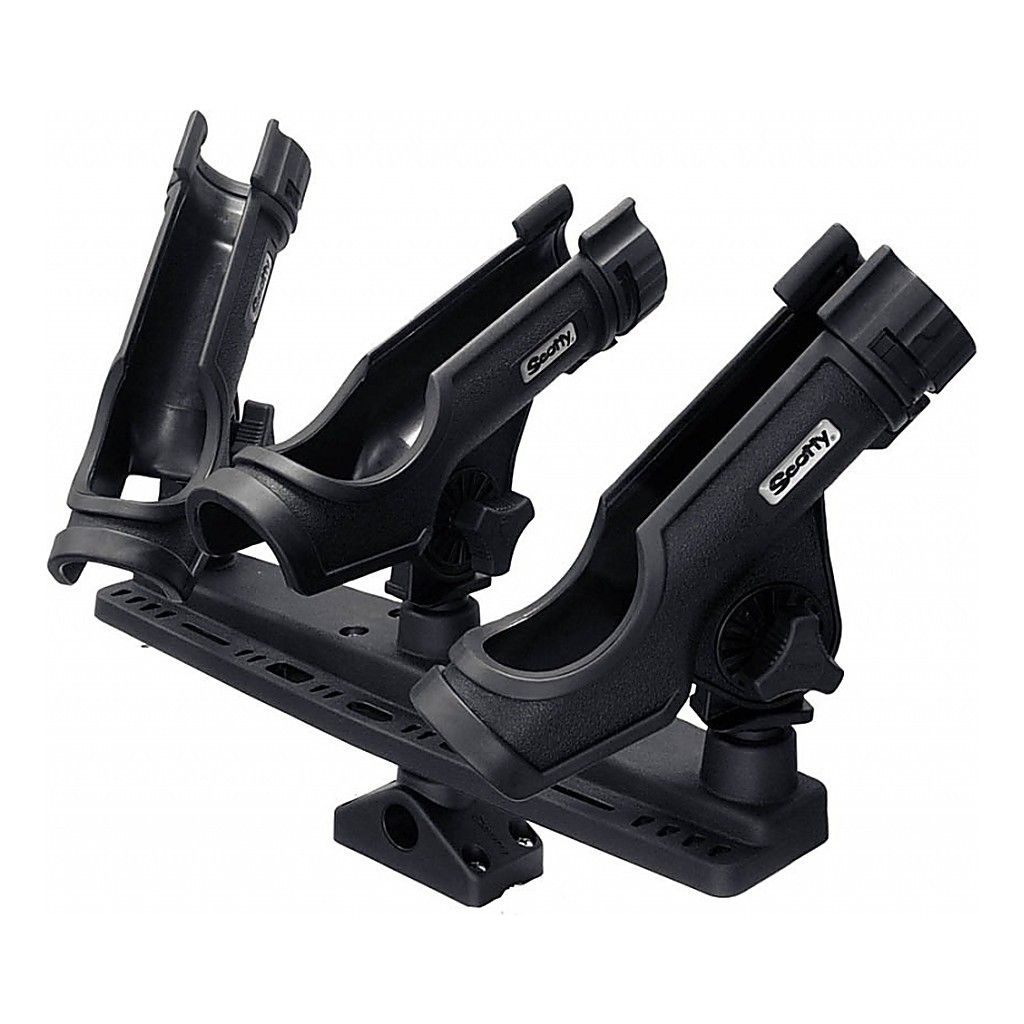 Scotty 256 Triple Rod Holder ryhmässä Työkalut ja tarvikkeet / Vapapidikkeet ja -telineet / Vavanpidikkeet veneisiin @ Sportfiskeprylar.se (10411295)