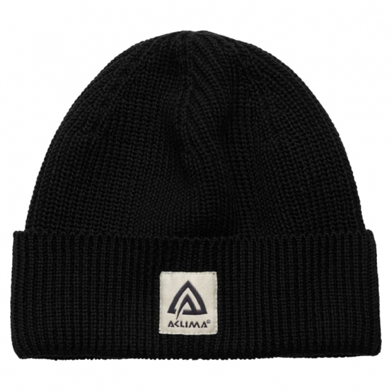 Aclima Explorer Beanie Unisex Jet Black Onesize ryhmässä Vaatteet ja kengät / Lippalakit ja päähineet / Lakit & pipot @ Sportfiskeprylar.se (105647)