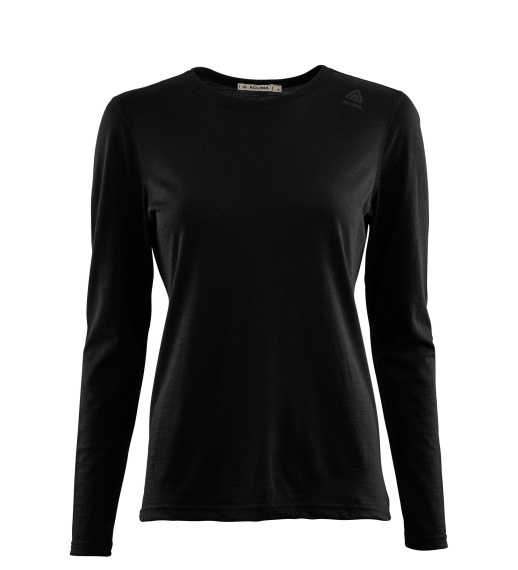 Aclima LightWool Undershirt Long Sleeve Jet Black ryhmässä Vaatteet ja kengät / Vaatetus / Alusosat & alusvaatteet / Aluspaidat @ Sportfiskeprylar.se (106740r)