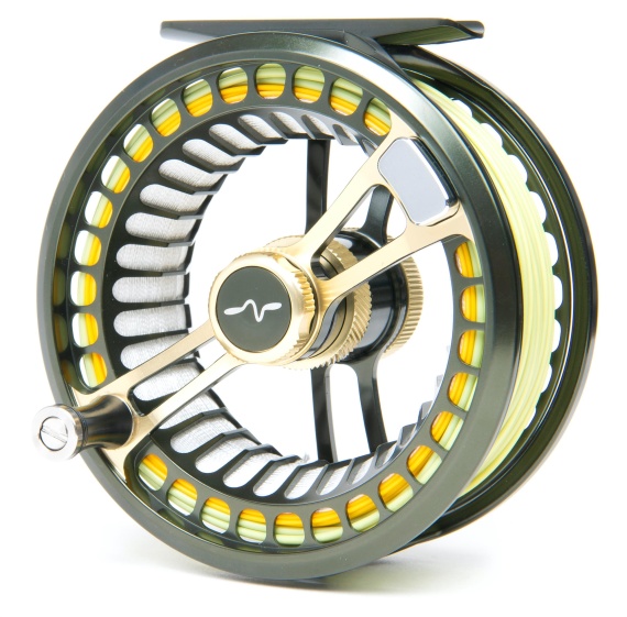 Guideline Fario LW Fly Reel Dk. Grey Green/Gold ryhmässä Kelat / Perhokelat & Lisäkelat / Perhokelat @ Sportfiskeprylar.se (107310GLr)