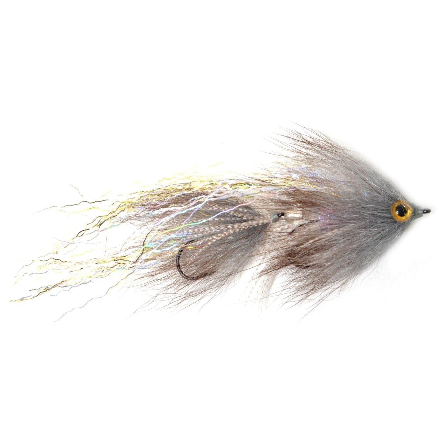 Umpqua Swim Coach Baby Craven Gray #4/6 ryhmässä Vieheet / Perhot / Streamerit @ Sportfiskeprylar.se (107330GL)