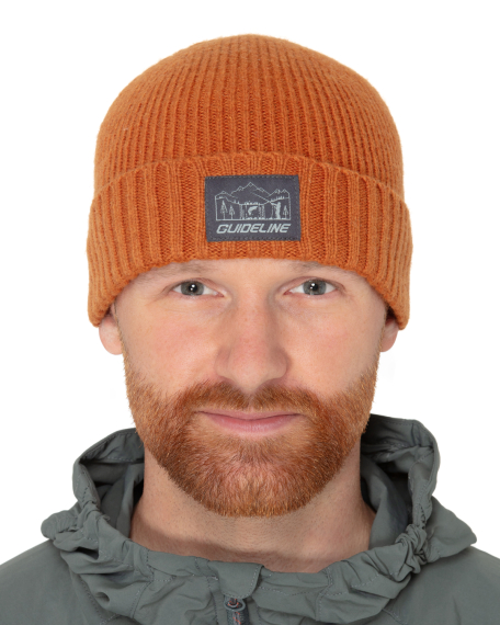 Guideline Phatagorva Beanie - Rusty Brown ryhmässä Vaatteet ja kengät / Lippalakit ja päähineet / Lakit & pipot @ Sportfiskeprylar.se (107712GL)