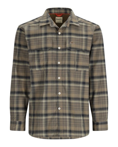 Simms Coldweather Shirt Hickory Asym Ombre Plaid ryhmässä Vaatteet ja kengät / Vaatetus / Paidat @ Sportfiskeprylar.se (10777-1133-20r)