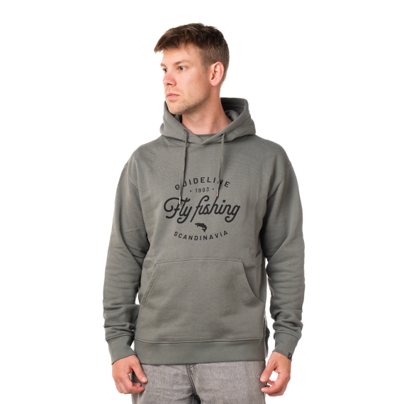 Guideline Scandi Hoodie Trumble Grey ryhmässä Vaatteet ja kengät / Vaatetus / Villapaidat / Hupparit @ Sportfiskeprylar.se (108498GLr)