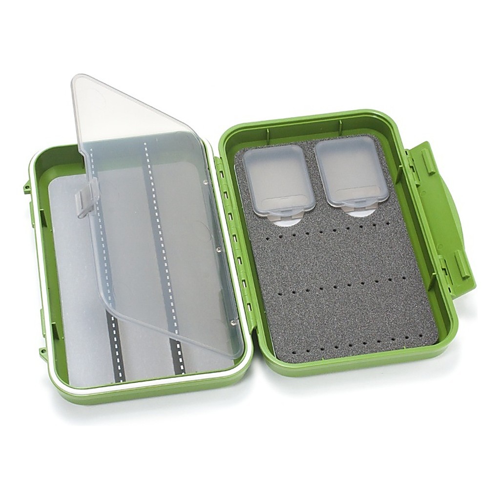 C&F Design Medium 2-Row WP Tube Fly Case w 3 Comp (CF-2403V) Olive ryhmässä Säilytys / Rasiat ja laatikot / Perhorasiat @ Sportfiskeprylar.se (1100182)