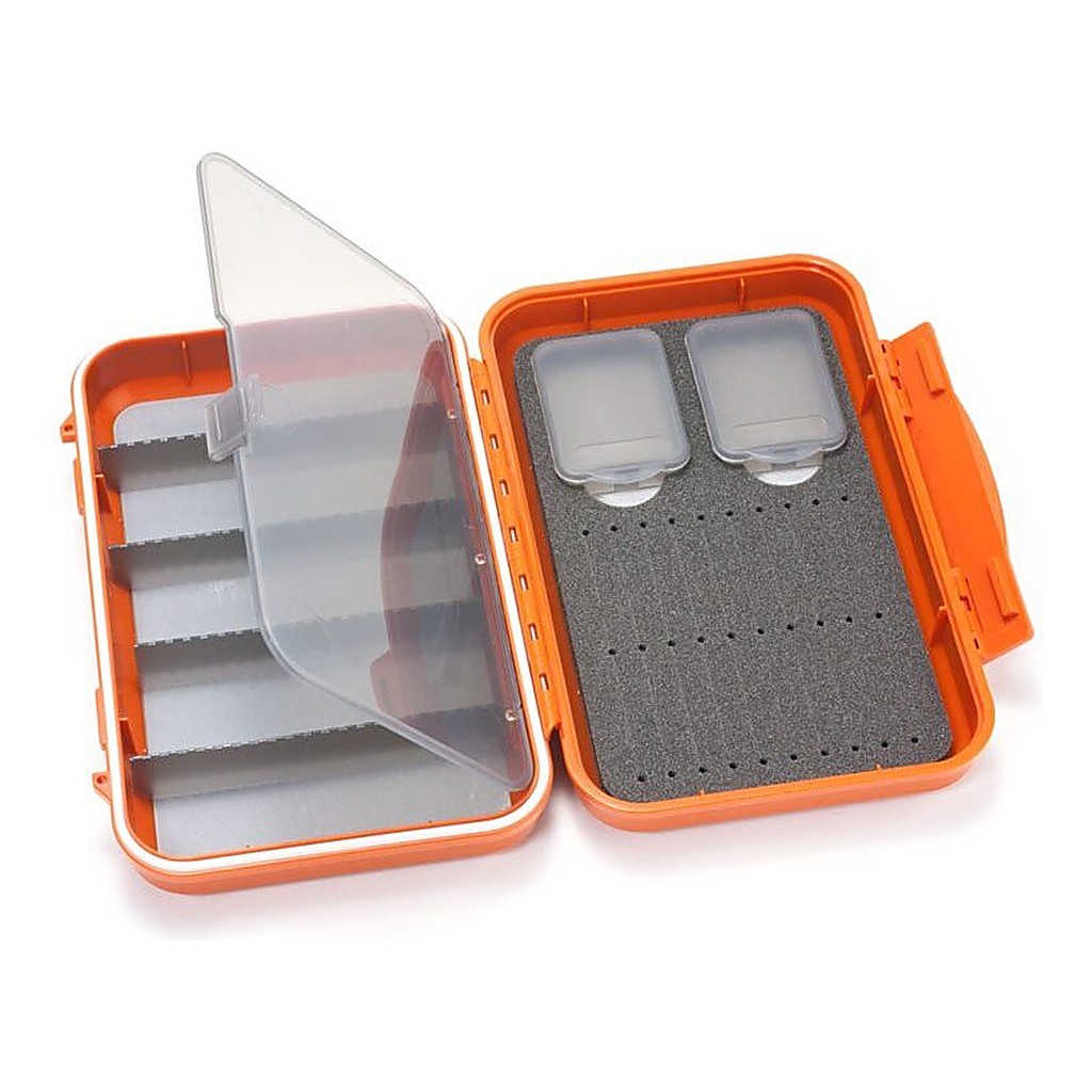 C&F Medium 2-Row WP Tube Fly Case w 5 Comp (CF-2405H) Burnt Orange ryhmässä Säilytys / Rasiat ja laatikot / Perhorasiat @ Sportfiskeprylar.se (1100183)