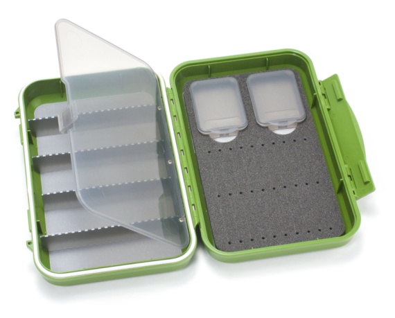 C&F Design Medium 2-Row WP Tube Fly Case w 5 Comp (CF-2405H) Olive ryhmässä Säilytys / Rasiat ja laatikot / Perhorasiat @ Sportfiskeprylar.se (1100184)