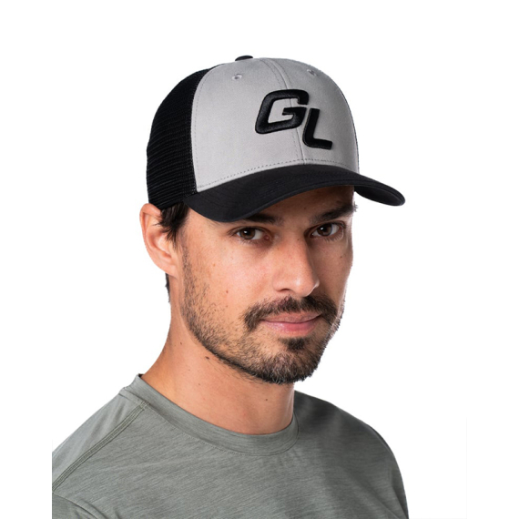 Guideline Logo Cap - Grey/Black ryhmässä Vaatteet ja kengät / Lippalakit ja päähineet / Lippikset @ Sportfiskeprylar.se (111063GL)