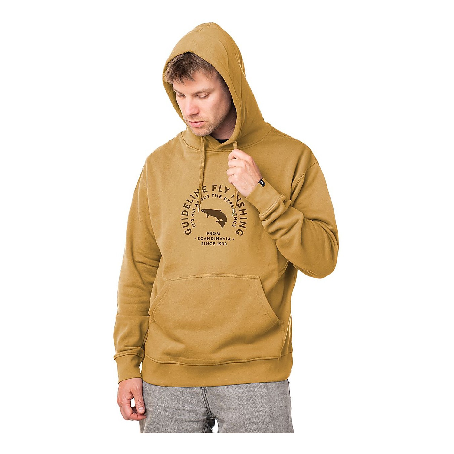 Guideline Scandi Hoodie Grain ryhmässä Vaatteet ja kengät / Vaatetus / Villapaidat / Hupparit @ Sportfiskeprylar.se (111074GLr)