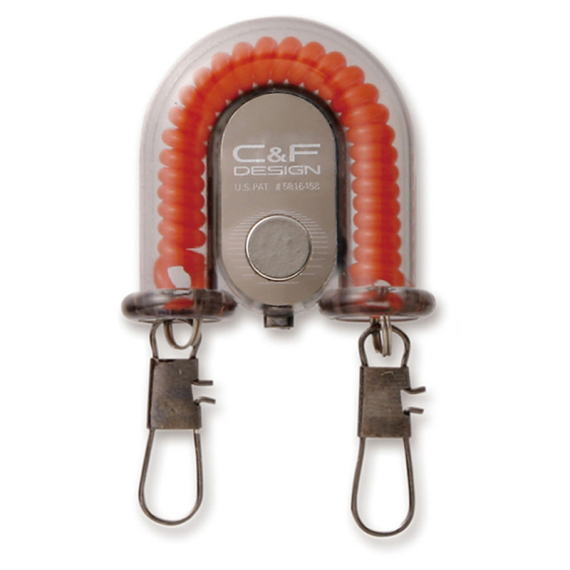 C&F 2-in-1 Retractor w Fly Catcher Orange (CFA-70WF) ryhmässä Työkalut ja tarvikkeet / Tuplajojot @ Sportfiskeprylar.se (1120209)