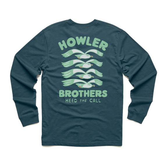 Howler Bro\'s Longsleeve T-Shirt Flocka Seagulls Key Largo ryhmässä Vaatteet ja kengät / Vaatetus / T-paidat @ Sportfiskeprylar.se (112025F-FLO-Sr)