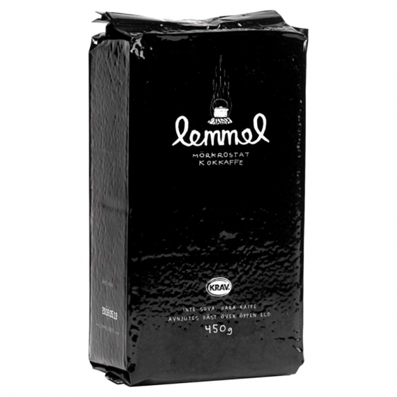 Lemmel Organic/Krav Dark Roast 450g ryhmässä Retkeily / ulkoilu / Leirimuonat / Kahvi @ Sportfiskeprylar.se (11225141)