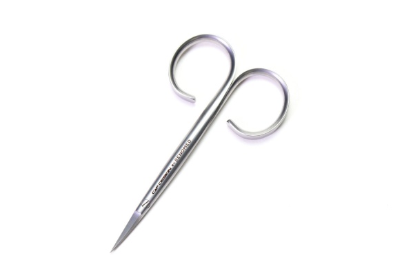 C&F Tying Scissors Curved (TS-1) ryhmässä Työkalut & Lisätarvikkeet / Pihdit & sakset / Leikkurit & sakset @ Sportfiskeprylar.se (1140119)