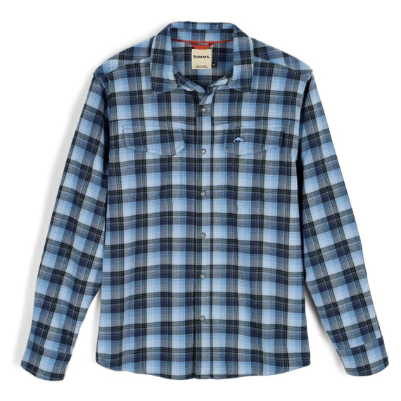 Simms Gallatin Flannel Shirt Kennebec Pld Steel Blue ryhmässä Vaatteet ja kengät / Vaatetus / Paidat @ Sportfiskeprylar.se (11896-1354-20r)