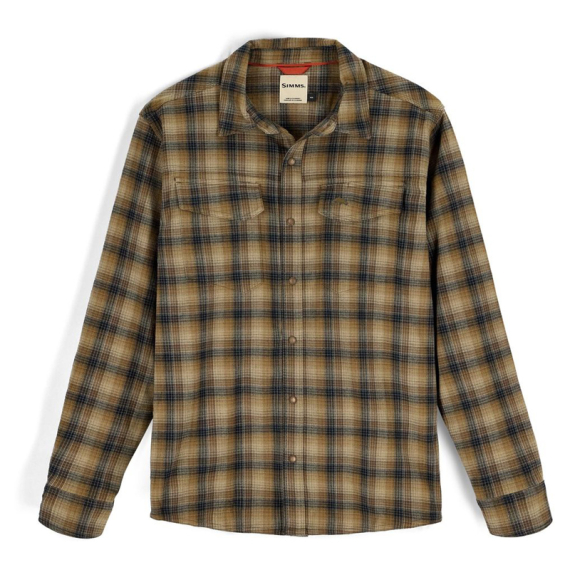 Simms Gallatin Flannel Shirt Kennebec Plaid: Stone ryhmässä Vaatteet ja kengät / Vaatetus / Paidat @ Sportfiskeprylar.se (11896-1356-20r)
