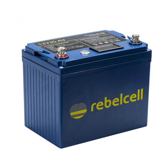 Rebelcell 12V35 AV li-ion battery (432 Wh) ryhmässä Veneilyelektroniikka & veneily / Akut & Laturit / Akut / Lithiumakut @ Sportfiskeprylar.se (12035AVREUA)