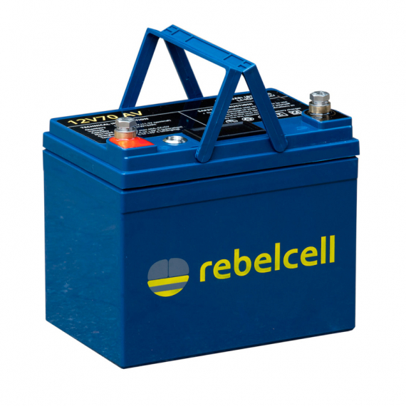 Rebelcell 12V70 AV Li-ion Batteri 836WH ryhmässä Veneilyelektroniikka & veneily / Akut & Laturit / Akut / Lithiumakut @ Sportfiskeprylar.se (12070AVREUA)