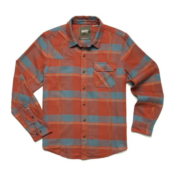 Howler Bro\'s Harker\'s Flannel Backdrop Plaid Terracotta ryhmässä Vaatteet ja kengät / Vaatetus / Paidat @ Sportfiskeprylar.se (121025F-BAC-Sr)