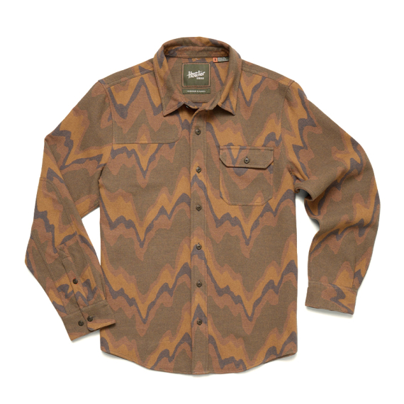 Howler Bro\'s Harker\'s Flannel Sediment Jacquard Camel ryhmässä Vaatteet ja kengät / Vaatetus / Paidat @ Sportfiskeprylar.se (121025F-CAM-Sr)