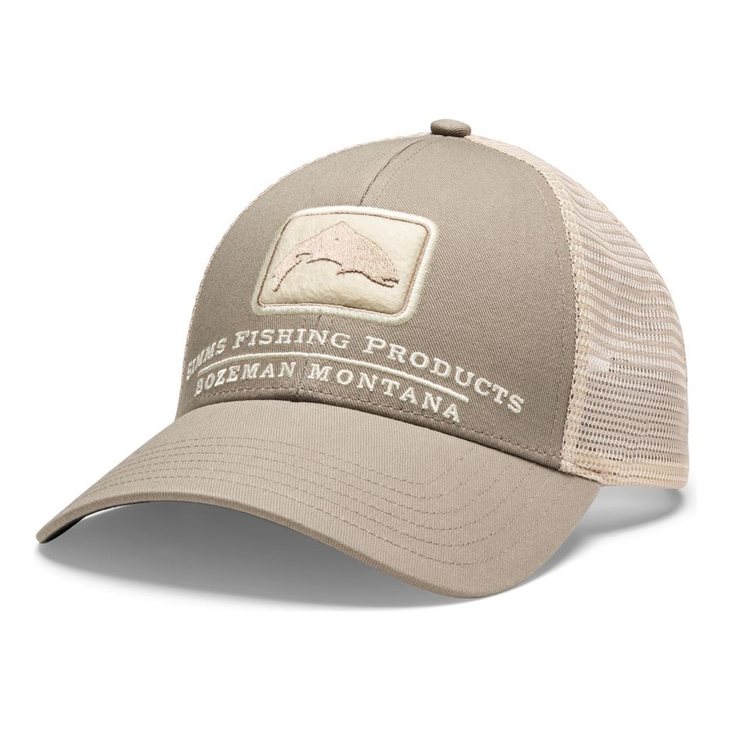 Simms Trout Icon Trucker Dolomite ryhmässä Vaatteet ja kengät / Lippalakit ja päähineet @ Sportfiskeprylar.se (12226-1235-00)