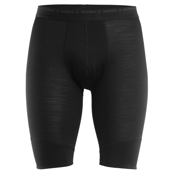Aclima LightWool 140 Shorts Long M\'s Jet Black ryhmässä Vaatteet ja kengät / Vaatetus / Alusosat & alusvaatteet / Alusasut @ Sportfiskeprylar.se (122322001-04r)